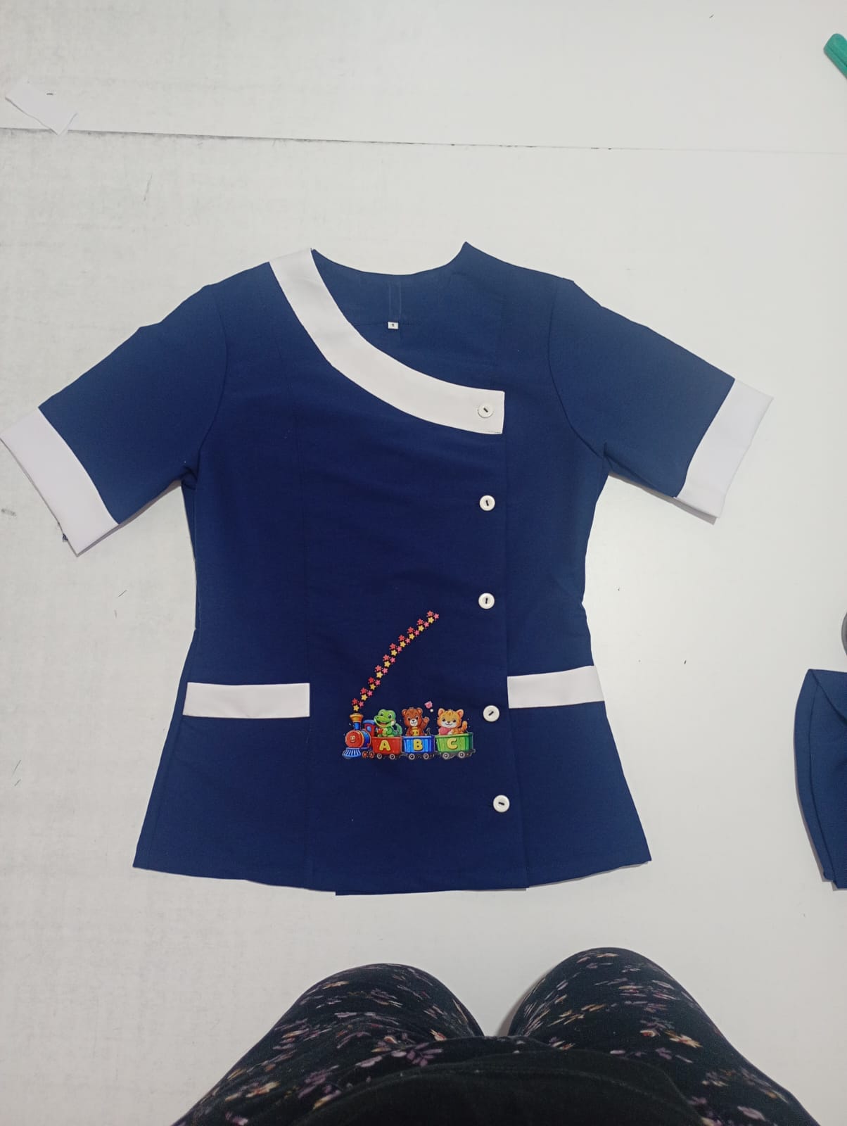 Uniforme Antifluido Dama Azul